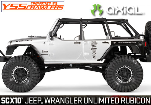 Axial AX04035 2012 Jeep Wrangler Rubicon Unlimited Body Set SCX10 //II