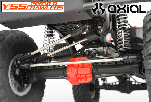 Front & Rear AXI31592 AX31592 AXial31592 Aaxial AR44 One-Piece Solid Axle Housing Set