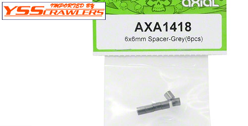 6x6mm Spacer - Grey