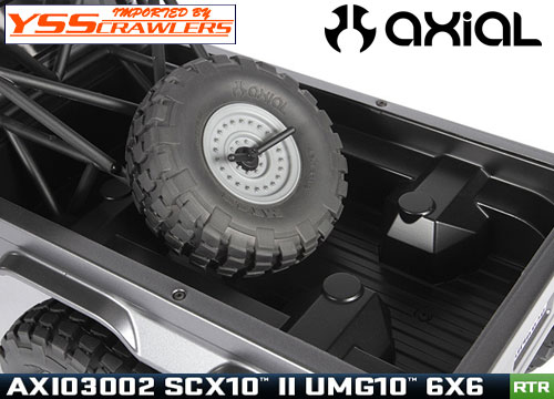 Axial SCX10-II UMG10 6輪駆動 1/10 スケール トラック RTR！[AXI03002