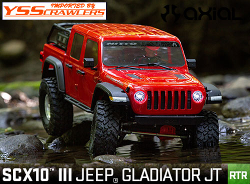Axial SCX10 III ジープ グラディエーター JT RTR！[レッド]
