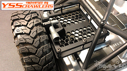 DinkyRC JK Swing Out Tire Rack for Axial JEEP!