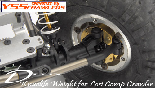 Dlux Fab Brass Knuckle Weights for Losi Comp Crawler!