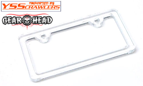 Gear Head RC 1/10 Licewnse Plate Frame [Style No1]