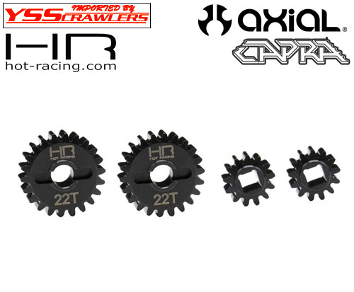 HR Over Drive Portal Machined Gear Set 13-22T for Axial Capra