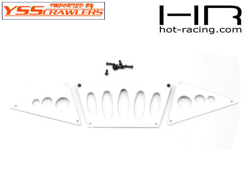 HR Skid Plate for AX80044 (silver)