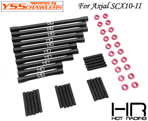 Hot Racing SCXT313PL01 Aluminum Pro-Link Set for 12.3in (313mm) Axial Scx10 Ii