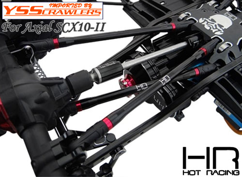 Hot Racing SCXT313PL01 Aluminum Pro-Link Set for 12.3in (313mm) Axial Scx10 Ii