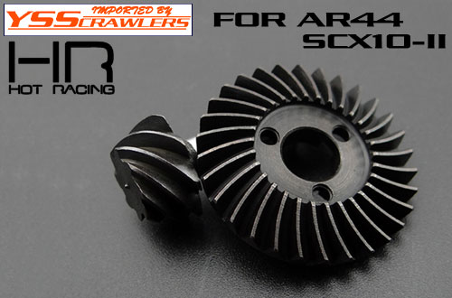 Hot Racing HD Steel Bevel Gear Set - 30t/8t 0.9 Module 3.75 Ratio
