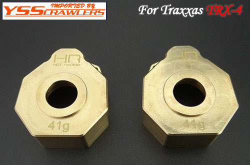HR Brass Heavy Metal Knuckle portal Cover for Traxxas TRX-4!