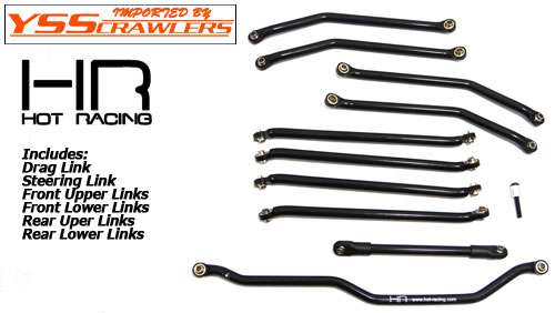 Hot Racing フルアルミリンクセット for Axial Wraith