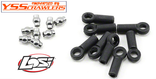 Losi Lower Suspension Rod Ends with Pivot Balls for MRC