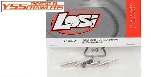 Losi Output Shaft Set , Axles & Center Diff for MRC