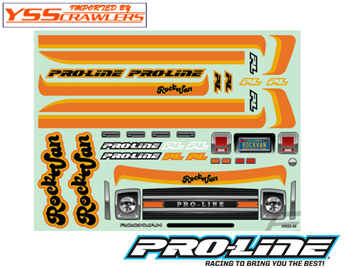 Proline Racing 70s Rock Van Clear Body for 12.3