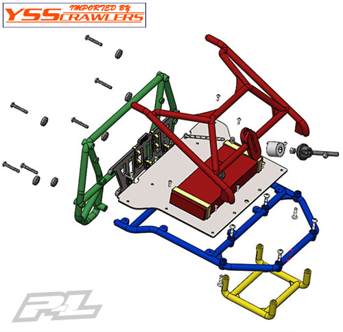 Proline Racing Back-Half Cage for Pro-Line Cab Only Crawler Bodies