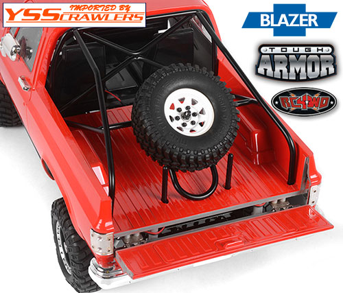 RC4WD Tough Armor Tube Roll Bar w/Rear Tire Mount for Chevy Blazer