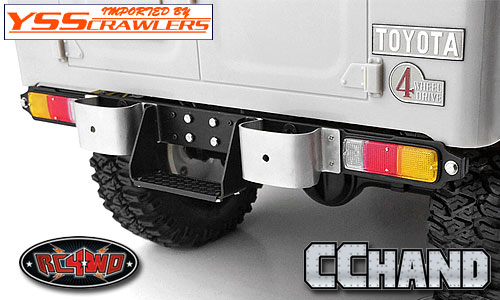 RC4WD Rear Bumper Assembly w/Pad and Step for RC4WD G2 Cruiser/FJ40[Set]