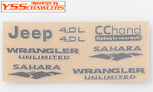 RC4WD Metal Emblems for Axial SCX10 Jeep Wrangler