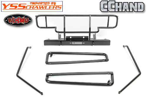 RC4WD Rhino Bumper, Sliders and Bumper Extension Package for Gelande 2 Cruiser (Black)