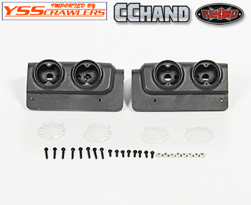 RC4WD Rear Clear Lenses for Axial XJ (Style B)