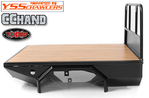 RC4WD Wood Flatbed w/Mudflaps for RC4WD TF2 LWB Toyota LC70!