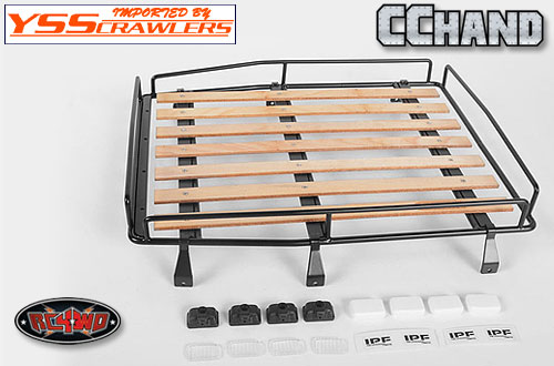 RC4WD Wood Roof Rack w/Lights for RC4WD Cruiser Body