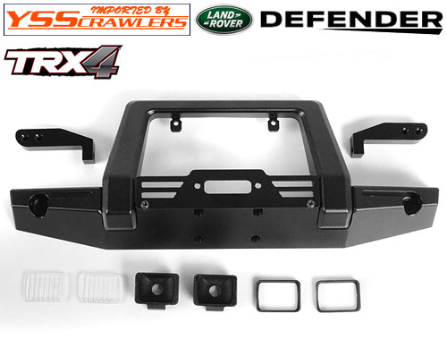 RC4WD Pawn Metal Front Bumper w/Lights for Traxxas TRX-4