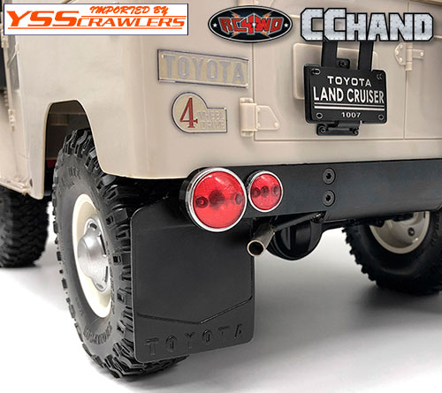 RC4WD Rear Mud Flaps for G2 Cruiser!
