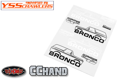 RC4WD Body Decals for Traxxas TRX-4 '79 Bronco Ranger XLT (Style B)