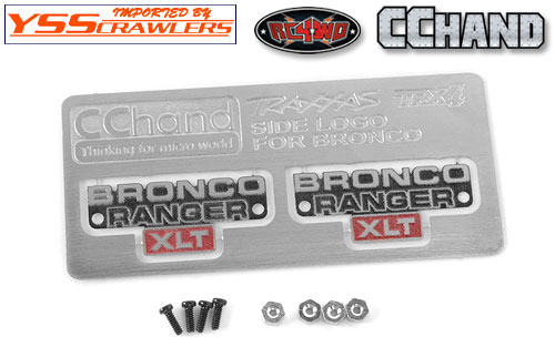 RC4WD Side Metal Emblem for Traxxas TRX-4 '79 Bronco Ranger XLT