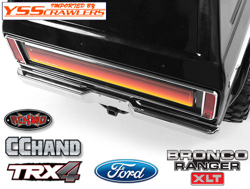 RC4WD Aluminum Rear Bumper for Traxxas TRX-4 '79 Bronco Ranger XLT