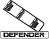 RC4WD ブリーチ スチール ラダー for ディフェンダー D90, D110！[ブラック]