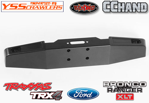 RC4WD Front Winch Bumper W/LED Lights for Traxxas TRX-4 '79 Bronco Ranger XLT