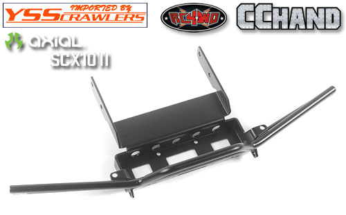 RC4WD Luster Metal Front Bumper for Axial SCX10 II 1969 Chevrolet Blazer (Black)