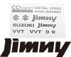 RC4WD メタルエンブレム シルバー for MST CMX ジムニー J3！