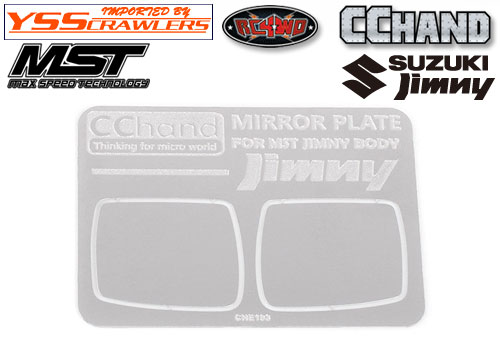 RC4WD Mirror Decals for MST 1/10 CMX w/ Jimny J3 Body