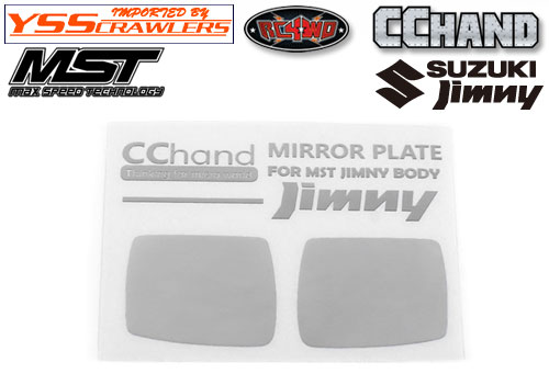RC4WD Mirror Decals for MST 1/10 CMX w/ Jimny J3 Body