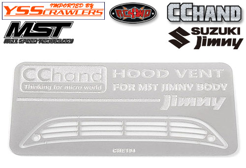 RC4WD Metal Hood Vent for MST 1/10 CMX w/ Jimny J3 Body