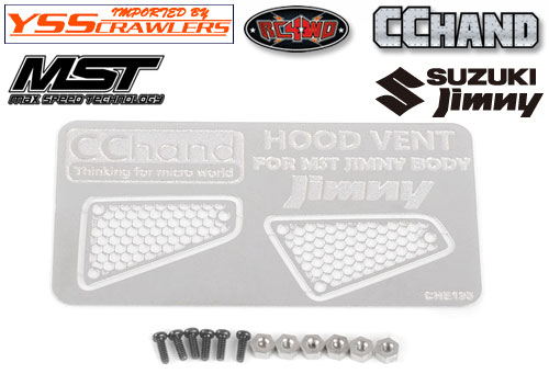 RC4WD Side Metal Hood Vents for MST 1/10 CMX w/ Jimny J3 Body