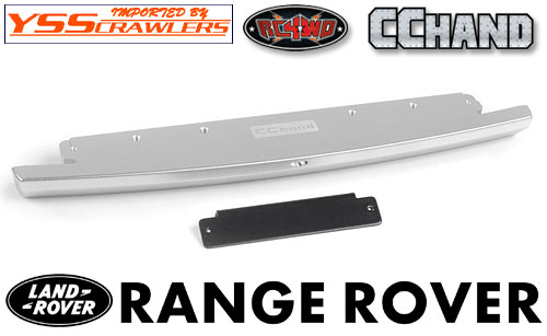 RC4WD Slick Metal Front Bumper for JS Scale 1/10 Range Rover Classic Body (Silver)