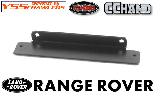 RC4WD Slick Metal Front Bumper for JS Scale 1/10 Range Rover Classic Body (Black)