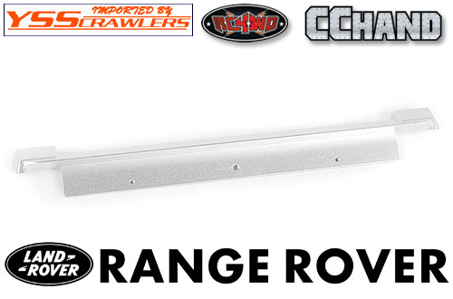 RC4WD Slick Metal Rear Bumper for JS Scale 1/10 Range Rover Classic Body (Silver)