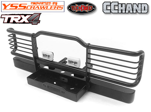 RC4WD Camel Bumper W/ Winch Mount and IPF Lights for Traxxas TRX-4 Land Rover Defender