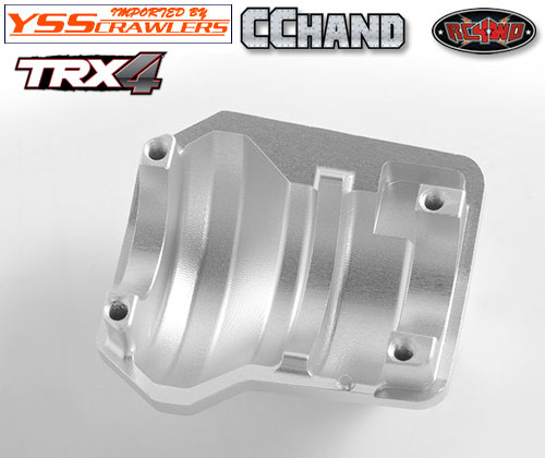 RC4WD Aluminum Diff Cover for Traxxas TRX-4 Chevy K5 Blazer (Silver)