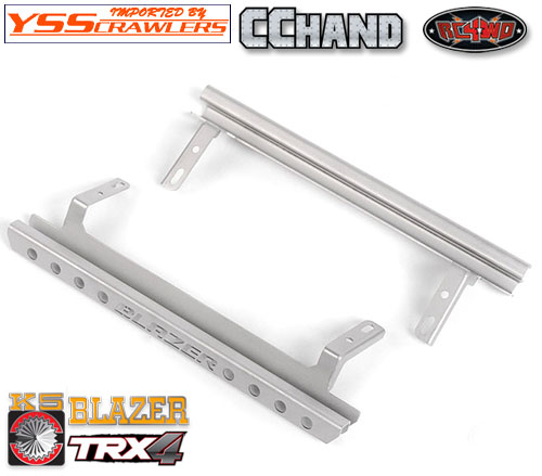 Cortex Side Sliders for Traxxas TRX-4 Chevy K5 Blazer (Silver)