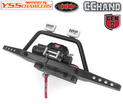 Steel Stinger Front Winch Bumper for Redcat GEN8 Scout II 1/10 Scale Crawler