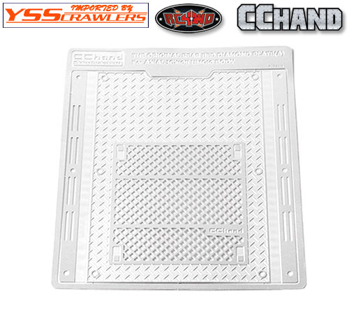 Diamond Plate Rear Bed for Axial 1/10 SCX10 II UMG10 4WD Rock Crawler