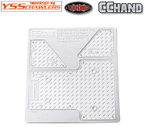 Diamond Plate Rear Bed for Axial 1/10 SCX10 II UMG10 4WD Rock Crawler