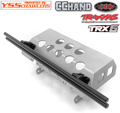 RC4WD Tarka Steel Tube Bumper with Skid Plate for Traxxas Mercedes-Benz G 63 AMG 6x6