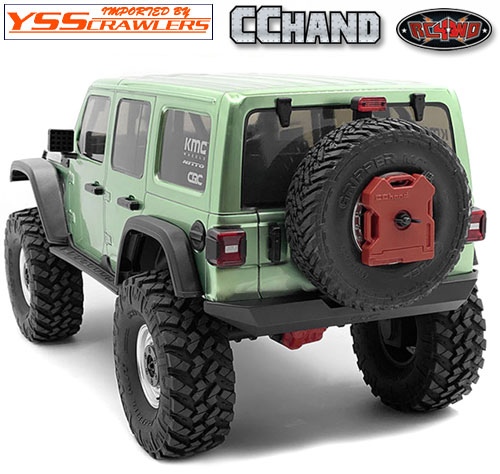 RC4WD Spare Wheel and Tire Holder for Axial 1/10 SCX10 III Jeep JLU Wrangler